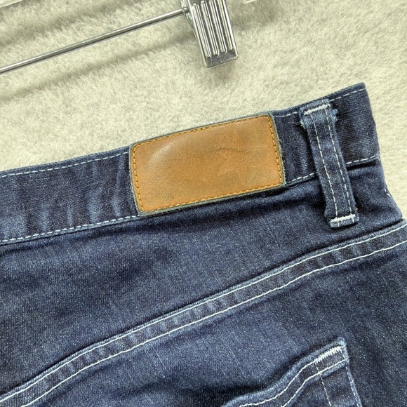 Dearborn Jeans Men 32x29 Dark Blue Denim Pants Straight Leg Stretch American USA - Picture 7 of 12